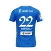 23 24 NEYMAR JR Al Nassr FC Ronaldo Benzema Camisas de futebol Homens Crianças KitAl Hilal Uniforme saudita2023 2024 Camisa de futebol Fãs Jogador Versão Jersey Arábia Saudita.