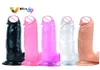 Gode réaliste Transparent grand pénis artificiel Silicone Flexible gode Anal ventouse pénis Sex Toys pour les femmes Y2004107670393