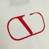 Marka Kadın Tişört Tasarımcı Moda Baskılı Pamuk Kısa Kollu Göğüs Üzerinde Logo Harfleri Yüksek Kaliteli Üst giysi 10 Ocak 10