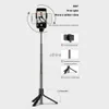 Selfie Monopiedi R5 Selfie Stick Stabilizzatore portatile portatile Telefono Otturatore Bluetooth Mini treppiede allungabile Monopiede pieghevole per viaggi Live YQ240110