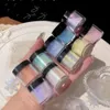 Multicolor olografico Neon Shimmer Glitter Ice Muscle Aurora Pigmento per unghie Polvere fine Cromo Sfregamento Polvere Smalto a specchio Decorat 240109