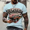 Męskie koszulki Męska Męska Moda Hot 3D Prin T Shirt dla mężczyzn Hip Hop Harajuku TEE O-Neck 2022 Summer OversizeS-Short Sleeve Casual Style Loosel240110