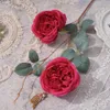 Nowa symulacja 2 głowa Austin Rose Symulacja róża Ins Wind Home Dekoracja salonu Fałszywe ozdoby kwiatowe hurtowe ty