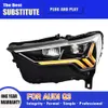 For Audi Q3 LED Headlight 18-20 Car Accessories Front Lamp DRL Daytime Running Light Dynamic Streamer Turn Signal Indicator High Beam