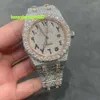 Orologio da polso da uomo meccanico automatico di lusso impermeabile con cassa per orologio da polso alla moda Moissanite