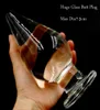 Big Anal Plug Size 16cm75cm Super Large Transparent Crystal Glass Butt Plug Anal Dildo Huge Anal Sex Toys For Woman Men Y189284368127