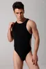 Men's Thermal Underwear 2024 High Quality Brand Conjoined Ice Silk Vest One-piece Shapewear For Men Jumpsuit Faja Reductora Hombre