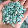 Dekorativa figurer 100g Natural Amazonite Tumbled Stone Rough Crystal Healing Prov Minerals Home Desk Aquarium Decoration