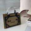 Tote bag Designer Bag Luxury Handbags Shopping Bag Fashion Linen Beach Canvas Bags Travel Cross body Shoulder Wallet Purses Large Capacity CHD2401102-25