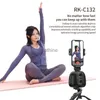 Selfie Monopods Motion Tracking Tripod Face Body Track Holder 360 Degree Rotation AI-Powered Face Body Tracking Selfie Stick Tripod For Video YQ240110