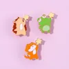 Brooches Wholesale Animals Enamel Pins Custom Cute Catching Star Dog Frog Hedgehog Creative Badges Lapel Backpack Jewelry Gifts