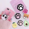 Cartoon Phone Holders Grip Cute Animal Finger Stand Universal Foldble konsolmontering för mobiltelefoner3789536