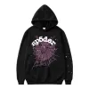 Spider 555 Foam Puff Pullovers Hooded Hoodies Usisex Stranger Things Streetwear Baggy Y2K Terry Sweatshirts Ropa Hombre Hoody