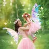 Electric Fairy Wings for Girls - Light Up Butterfly Elf Wings With