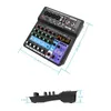 TEYUN 6 Channel Professional Portable Mixer Sound Mixing Console Computer Input 48V Power Model Number Certification Origin A6 240110