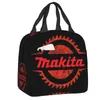 Makitas – sac à déjeuner personnalisé pour hommes et femmes, boîte isotherme thermique pour enfants, travail scolaire, pique-nique, fourre-tout alimentaire, 240109