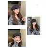 Berets Women Plaid Cap Stylish Women's Winter Beret Print Elastic Adjustable Soft Warm Dome Lady Painter Hat