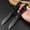 Solingen – couteau tactique à lame fixe DC53, lame avec revêtement en titane noir, manche Full Tang G10, couteaux droits d'extérieur avec Kydex