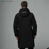 Men's Down Parkas Men Long Duck Down Coats New Winter Hooded Casual Down Jackets High Quality Male Outdoor Windproof Warm Jackets Mens Clothing T240110