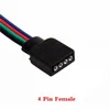 4Pin samca samica kabla przewodu złącza RGB dla przewodu przedłużającego światła paska LED RGB od paska do kontrolera