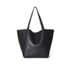 The Row Fashion Versatile Top Layer Cowhide Park Tote Bag Large Capacity Commuter Mother and Child Bag Women high quality