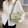 أزياء Karl Lagerfield New Korean Creative Counter Bag سلسلة صغيرة مربعة مصممة فاخرة عبر حقائب الجسم للسيدات حقائب اليد