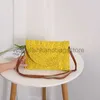 Clutch Bags Women's New Corn Fur Woven Crossbody Bag Small Crowd Cover Women's Handbagstylishhandbagsstore