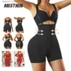 Taille Tummy Shaper MISTHIN Hoge taille Shapewear Dames Afslankende Bil Padded Hip Butt Lifter Enhancer Taille Dij Slim met Riem Body Q240110