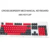 Keyboards Mechanical Keyboard Backlight BlUELANS 104Pcs/Set Double Color Keycap for Cherry MX Replace KeyCapL240105