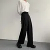 Black Suit Pants Men mode Social Mens Dress Pants Korean Loose Overdimate Wide Leg Pants Mens Formella byxor M-2XL 240109