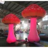 5mH (16,5 футов) с воздуходувкой Бесплатная экспресс-деятельность на свежем воздухе Рекламные надувные воздушные шары с имитацией грибов с красочным светодиодным освещением для украшения