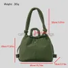 Totes casual nylon dames handtassen eenvoudige vintage dame schoudertassen gewatteerde zachte puffer tas grote capaciteit tote 2023Catlin_fashion_bags