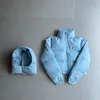 Vestes pour femmes Parkas à capuche Down Coat Irongate détachable Puffer Baby Blue Fashion Vêtements d'extérieur