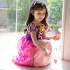 Girl Rapunzel Costume Przyjęcie urodzinowe splątane magiczne włosy Księżniczka cosplay sukienka karnawałowa halloweenowa rola fantasy grania strojów 240109