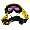 Gafas de snowboard de esquí de invierno UV400 Visión grande Profesión Máscara esférica Esquí Hombres Mujeres Nieve Motos de nieve Gafas Gafas de ciencia 240109