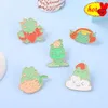 Épinglettes chaudes fraise grenouille émail broche Tbh créature introvertie soins pour la santé mentale broche revers sacs à dos Badges bijoux cadeaux pour enfant a