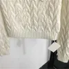 女性デザイナーセーターレディースデザイナー衣料長袖のプルオーバーニットトップホワイトセーターのための女性ファッションウォームニット秋の女性セーター