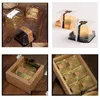 Strumenti per torte 1000 pezzi 50G vassoi lunari scatole per imballaggio di caramelle fondo in plastica nera oro trasparente consegna Er Drop casa giardino cucina D Dhjfu