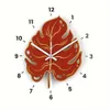 Wall Clocks Creative Acrylic Clock Maple Leaf Candle Cake Planet Silent Living Room Decorative Drop Delivery Otdto