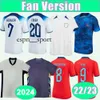 ESPNSPORT 24 ENGLANDS MENS SOCCER JERSEYS 22 23 Kane Grealish Mount Foden Sterling Maguire Stones Rice Saka Home Away Football Shirt