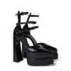 Runway Aevitas Pointy Platform Heels Sandals Calf Calf Calf Calf Clo -Block High Heel Point Tee Toe Ther Women Duts Dress Thies Evening Shoeser