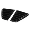 New 2X Glossy Balck Car Rear Window Louver Shutter Cover Trim For VW GOLF 6 MK6 MK6.5 GTI GTD R Window Louver Side Vent 2010-2014