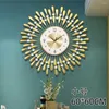 Wall Clocks Design Luxury Art Mural Big Size Aesthetic Watch Minimalist Creative Silent Reloj Pared Living Room Decoration