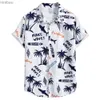 Men's T-Shirts Men Shirts 3d Watermelon Graphic Clothing Summer New Oversized Short Sleeve Tops Beach Vacation Apparel For Male Haiian ShirtsL240110