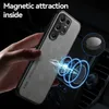 Cellule pour Galaxy S 24 Ultra Case Magnetic Leather Soft Phone Cas pour Samsung S24 Plus S24Plus S24 + COVERS BACK240110