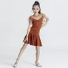 Stage Wear Latin Dancewear Costumes Girls Salsa Ballroom Modern Dress Latino Dresses For Dancing Outfits Tango Cha Practice