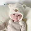 Berretti invernali caldi cappello di peluche casual tutto antivento sudcoreano bambini bambini lavorati a maglia divertenti per bambini uomini e donne