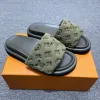 Designer Pool Pillow sandals couples slippers men women summer flat shoes fashion beach slippers slides with box 35-46