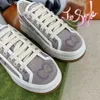 1977 Designer Sneaker Luxury Fabric Thick-soled Shoes Women Italy Casual Shoes Low Top Letter G High-quality Beige Ebony Canvas Tennis Shoe Size EUR 35-45