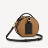 مصمم أكياس الكتف Women Crossbody Bag Leather Leather Bag Round Fashion Flash